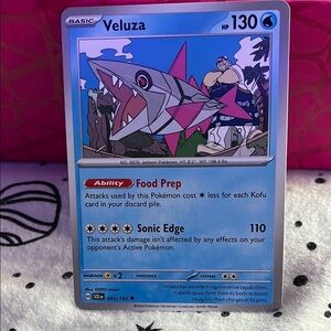 Veluza Pokémon Card